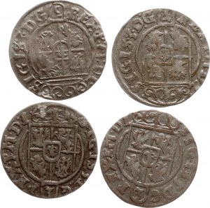 Pologne Poltorak 1625 Bydgoszcz Lot de 4 pièces