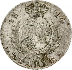 Poland Duchy of Warsaw 1/3 Taler 1814 IB