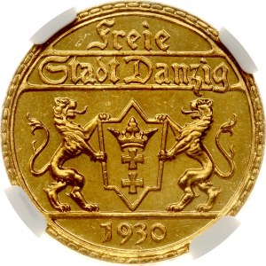 Pologne Dantzig 25 Gulden 1930 NGC MS 64