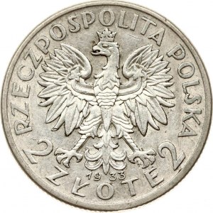Poland 2 Zlote 1933 MW
