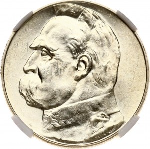 Pologne 5 Zlotych 1936 Pilsudski NGC MS 62