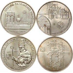 Portugalia 5 euro (2004-2005) Emisja okolicznościowa Partia 4 monet