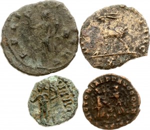 Roman Empire Antoninianus & Nummus (253-361) Lot of 4 coins