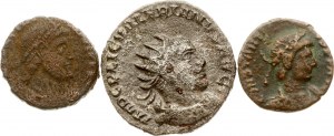 Roman Empire Antoninianus & Nummus (253-361) Lot of 3 coins