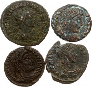 Roman Empire Antoninianus & Nummus (286-378) Lot of 4 coins