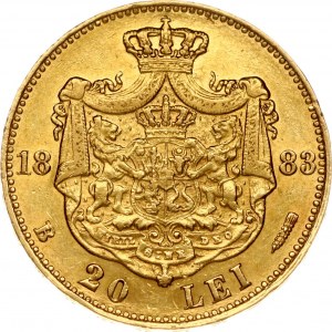 Roumanie 20 Lei 1883 B