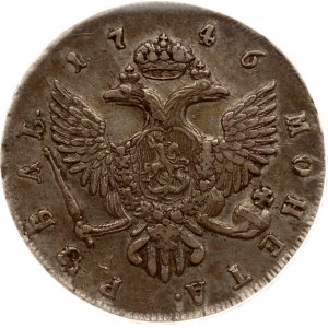 Rublo russo 1746 СПБ PCGS VF 30