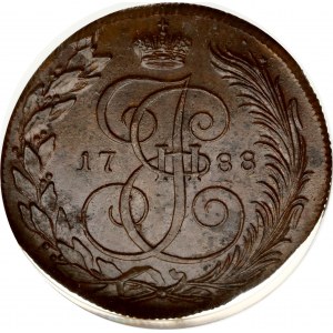 Russia 5 Kopecks 1788 КМ (R) NGC MS 61 BN