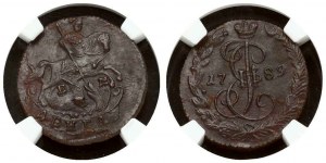 Russie Denga 1789 EM NGC MS 61 BN