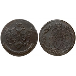 Russia 5 Kopecks 1789 KM (R) NGC MS 61 BN