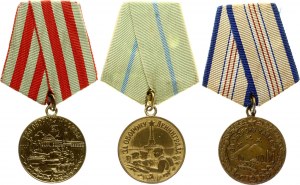 Russia USSR Medals Lot of 3 pcs