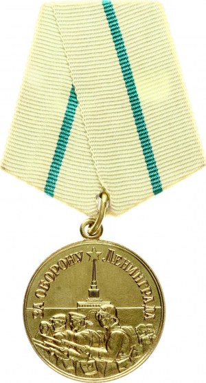 Russia USSR Medal For the Defense of Leningrad