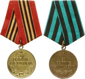 Russia USSR Medals Lot of 2 pcs
