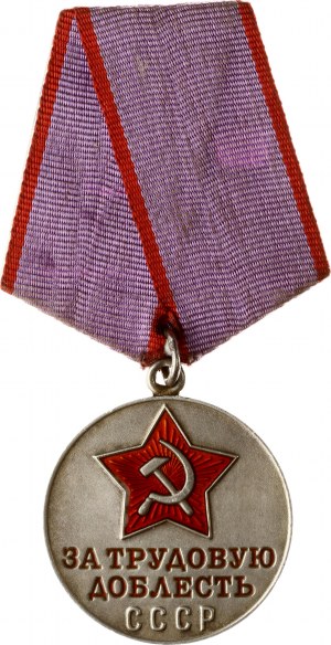 Russia USSR Medal For Labor Valor