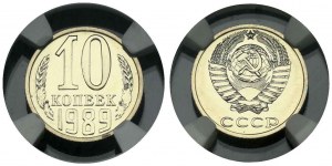 Russie USSR 10 Kopecks 1989 NGC MS67