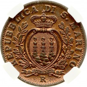 San Marino 5 Centesimi 1938 R CCG MS 64