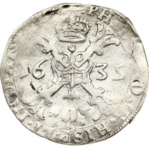 Spanish Netherlands Artois 1/2 Patagon 1635 (R3)