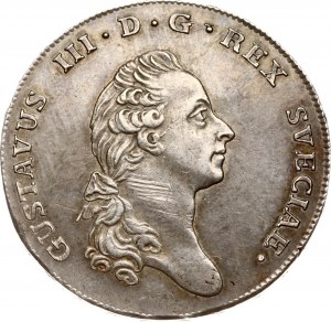Suède 1 Riksdaler 1776 OL
