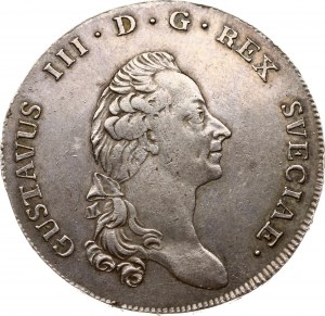 Suède 1 Riksdaler 1791 OL