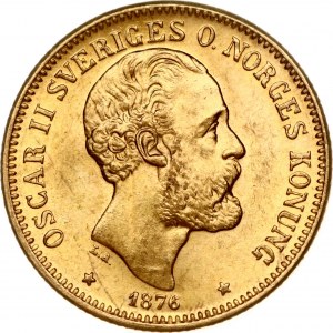 Suède 20 couronnes 1876 EB