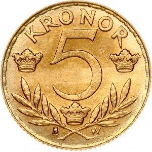 Szwecja 5 koron 1920 W
