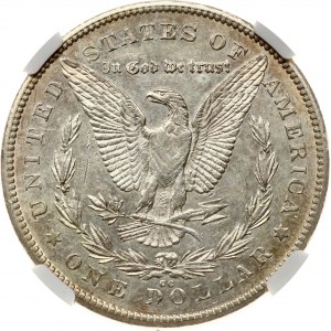 USA Morgan Dollar 1878 CC NGC AU SZCZEGÓŁY