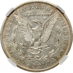 USA Morgan Dollar 1878 CC NGC AU DETAILY