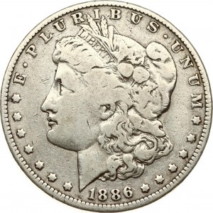 USA Morgan Dollar 1886 O
