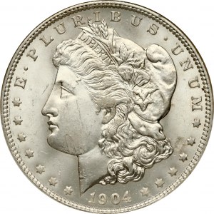 USA Morgan Dollar 1904 O NGC MS 64