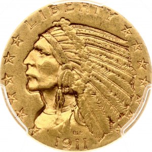 USA 5 dolarů 1911 S PCGS AU 55