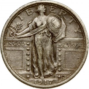 USA 1/4 Dollar 1917