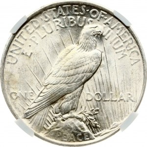 USA Peace Dollar 1923 NGC MS 62