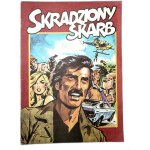 Skradziony skarb - comic book, 1st edition, Warsaw 1986 [ Cover design and drawings by Jerzy Wróblewski ].