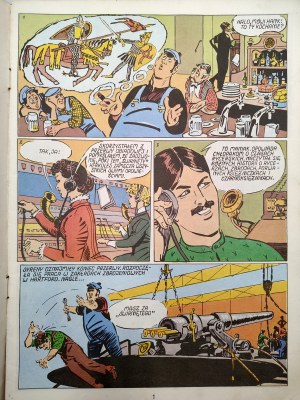 A Yankee in King Arthur's Court - comic strip - based on the novel by Mark Twain, 1st edition, Warsaw 1989