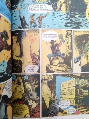 Treasure of the Mayans - comic book - based on the novel by Jack London, 1st edition, Warsaw 1989