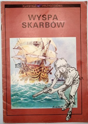 Ostrov pokladů - komiks na motivy knihy Roberta Louise Stevensona - Ostrov pokladů , Varšava 1990