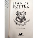 J.K. Rowling - Harry Potter - T. I-IV, pierwsze wydanie - Londyn 1997/2000 - Wyd. Bloomsbury