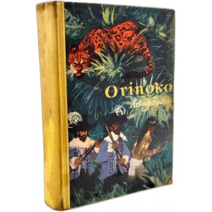 Fiedler Arkady - Orinoko - Warszawa 1957 [ wydanie pierwsze, proj. okładki. J. Grabiański, ilustracje S. Rozwadowski]