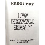 Karol May - Lew Krwawej Zemsty - Kraków 1993, [ ozdobna oprawa ]
