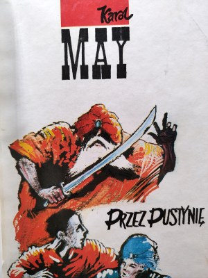 Charles May - Through the Desert, Poznań 1990, [ decorative binding ].
