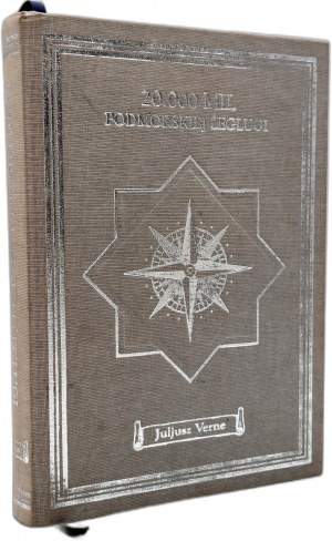 Verne J. - 20 000 mil podmořské plavby - s 19 ilustracemi a obálkou od De Neuvilla, Varšava 1928 [ dotisk].