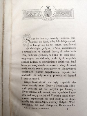 Bąkowski Klemens - Podania i legendy Krakowskie, Krakow 1899