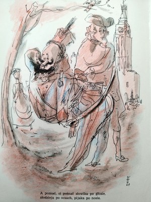 Julian Tuwim - Polski Słownik Pijacki i Antologia Bachiczna, Warsaw 1959 [ Il. Feliks Topolski].