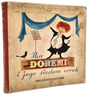 Jan Brzechwa - Pan DOREMI i jego siedem córki - Warsaw 1955, First Edition, illustrated by Jan Marcin Szancer