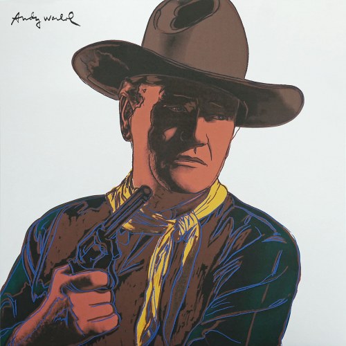 Andy WARHOL (1928-1987) John Wayne z serii „Kowboje i Indianie”