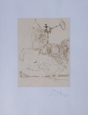 Salvador Dali (1904-1989), Don Quixote,1989 (1962)