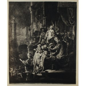 Rembrandt van Rijn (1606-1669) Chrystus przed Piłatem, 1636
