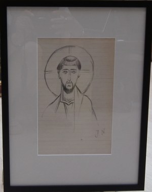 Jerzy Nowosielski(1923-2011),Święty-szkic