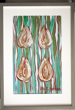 Edward Dwurnik(1943-2018),Tulipany