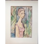 Tymon Niesiolowski(1882,Lviv-1965,Torun),Girl in a dress